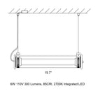 In The Tube 360 Horizontal Outdoor Pendant Light