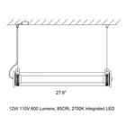 In The Tube 360 Horizontal Outdoor Pendant Light