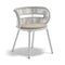CIRQL NU Outdoor Armchair  option 471 Natura Off White