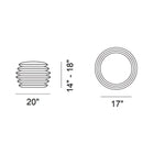 DS-5050 Macaron Adjustable Stool/Side Table