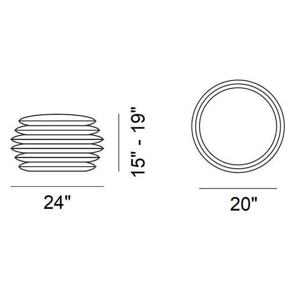 DS-5050 Macaron Adjustable Stool/Side Table