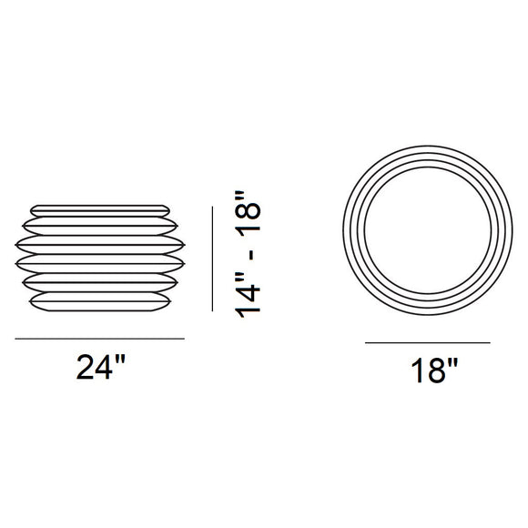 DS-5050 Macaron Adjustable Stool/Side Table