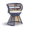CIRQL NU Outdoor Armchair with Central Base  option 212 Invert Sunrise