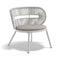 CIRQL NU Outdoor Lounge Chair  option 472 Natura Taupe