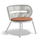 CIRQL NU Outdoor Lounge Chair  option 476 Natura Marsala