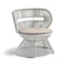 CIRQL NU Outdoor Lounge Chair with Central Base  option 218 Invert Twilight