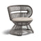 CIRQL NU Outdoor Lounge Chair with Central Base  option 219 Invert Nightfall