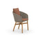 MBRACE Outdoor Dining Armchair  option 476 Natura Marsala