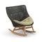 MBRACE Outdoor Rocking Chair  option 480 Natura Laurel