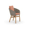 MBRACE Outdoor Dining Armchair  option 476 Natura Marsala