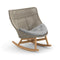 MBRACE Outdoor Rocking Chair  option 115 Pepper