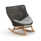 MBRACE Outdoor Rocking Chair  option 126 Arabica