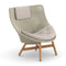 MBRACE Outdoor Wing Chair  option 140 Sea Salt