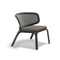 Seashell Nuo Lounge Chair  option 474 Natura Dark Gray