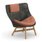 MBRACE Outdoor Wing Chair  option 476 Natura Marsala
