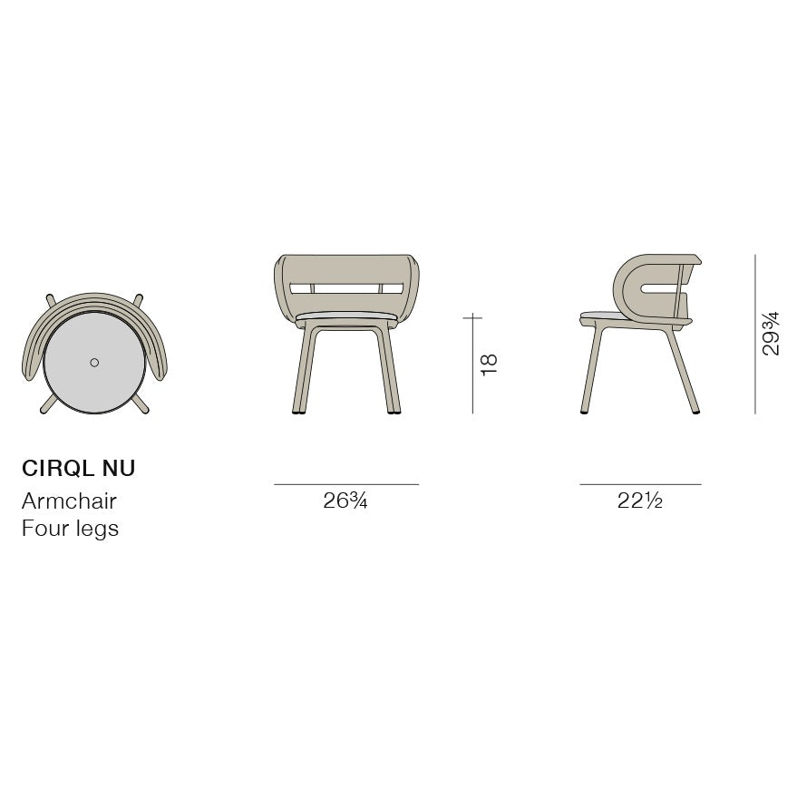 CIRQL NU Outdoor Armchair