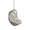 KIDA Hanging Lounge Chair  option Natura White