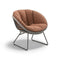 Kida Outdoor Lounge Chair  option Natura Marsala