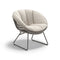 Kida Outdoor Lounge Chair  option Natura White
