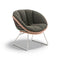 Kida Outdoor Lounge Chair  option 170 Glow Touch  / 304 Lipari