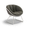 Kida Outdoor Lounge Chair  option 215 Line Touch / 304 Lipari
