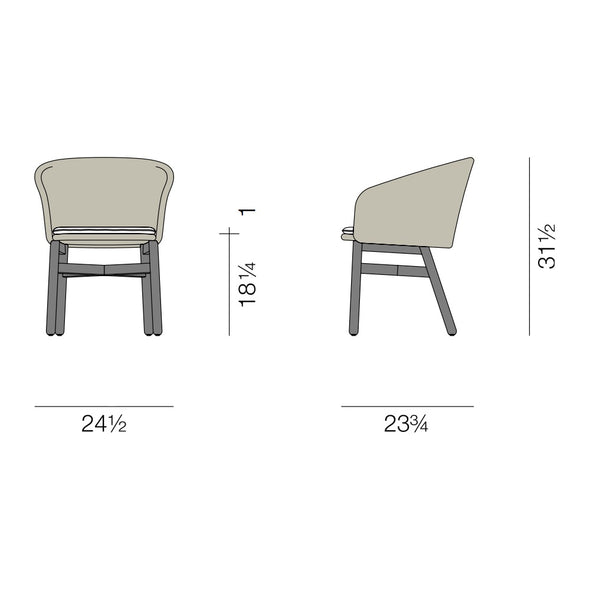 MBRACE Outdoor Dining Armchair