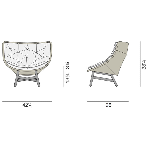 MBRACE Outdoor Wing Chair