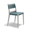 Play Outdoor Side Chair  option Aqua / Bluestone