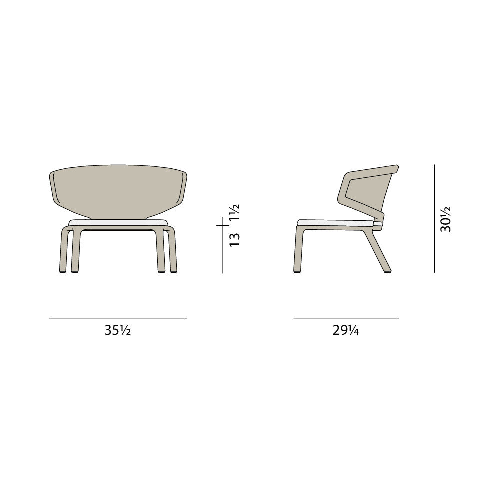Seashell Nuo Lounge Chair