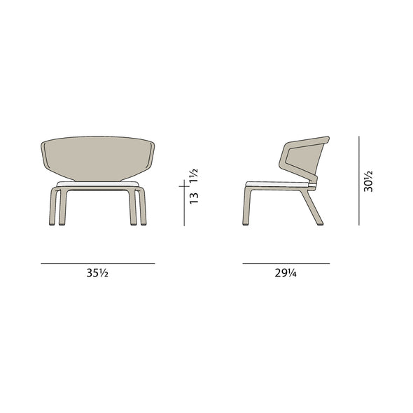 Seashell Nuo Lounge Chair