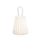 Plisy Portable Lamp  option White