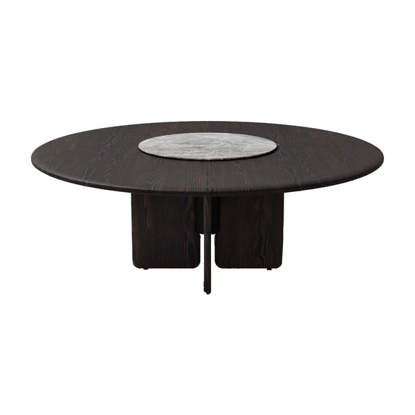 Faifo Dining Table with Lazy Susan