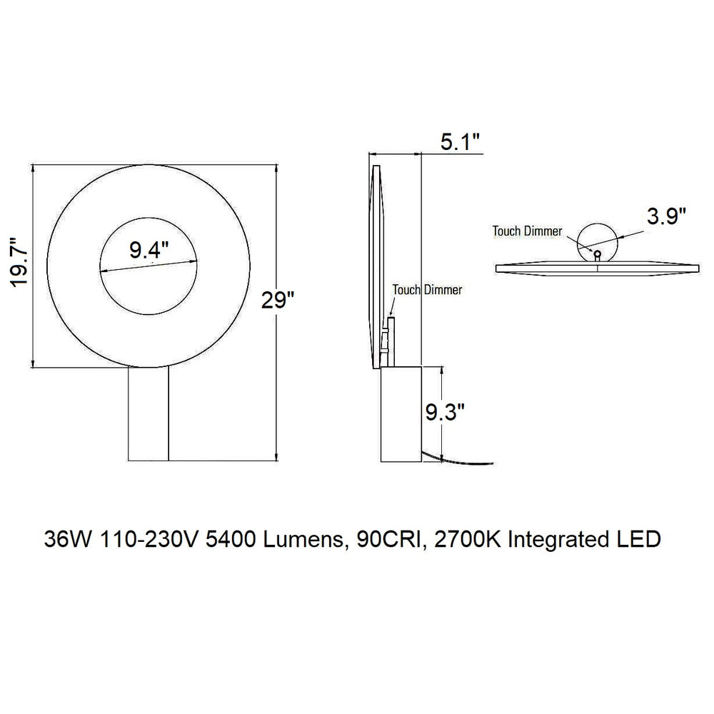 Iris LED Table Lamp