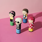 Dot Kokeshi Doll