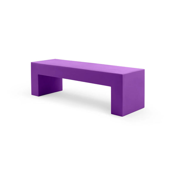 Purple / Medium: 60 in width The Vignelli Bench OPEN BOX