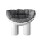 Roly Poly Armchair  option Bonifacio Light Grey