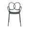 Sissi Stackable Armchair (Set of 4)  option Dark Grey Recycled PP