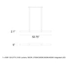 Balance Beam LED Linear Pendant Light