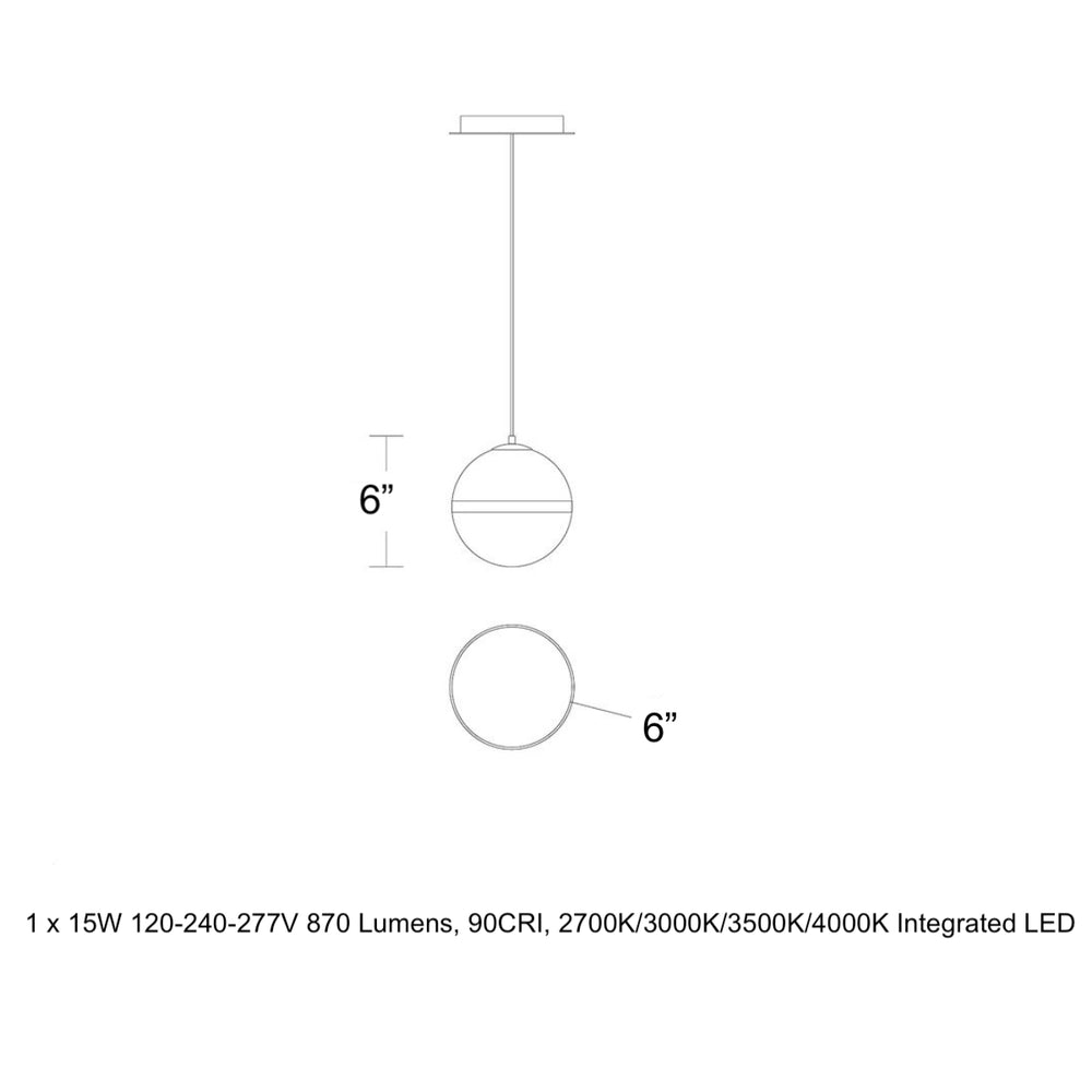 Cyllindra LED Pendant Light