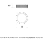 Grille LED Flush Mount