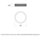 Grille LED Flush Mount