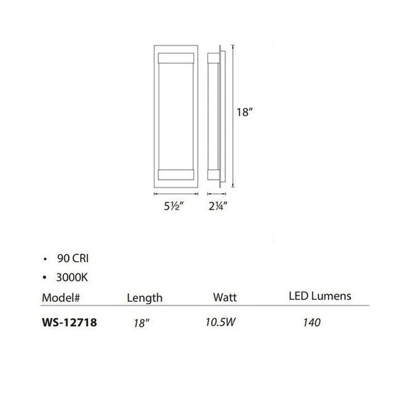 Mythical LED Wall Light
