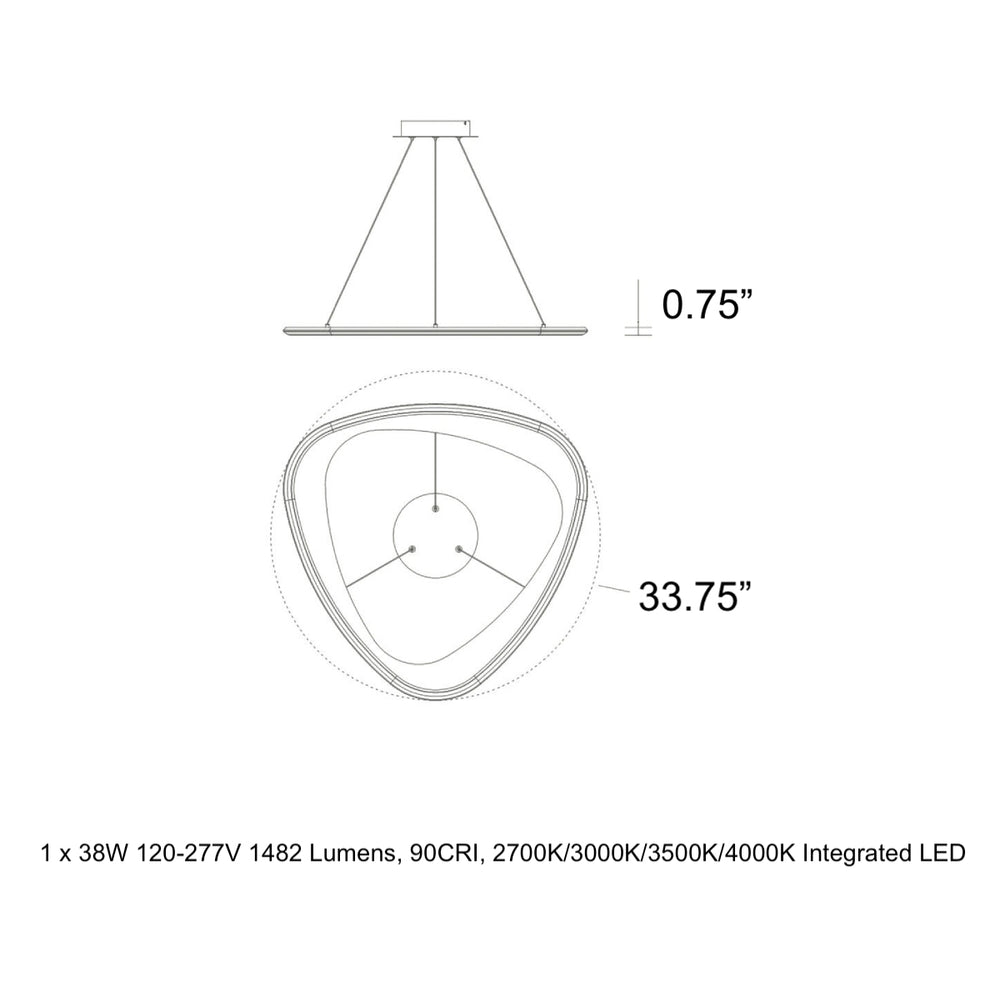 Oyster LED Pendant Light