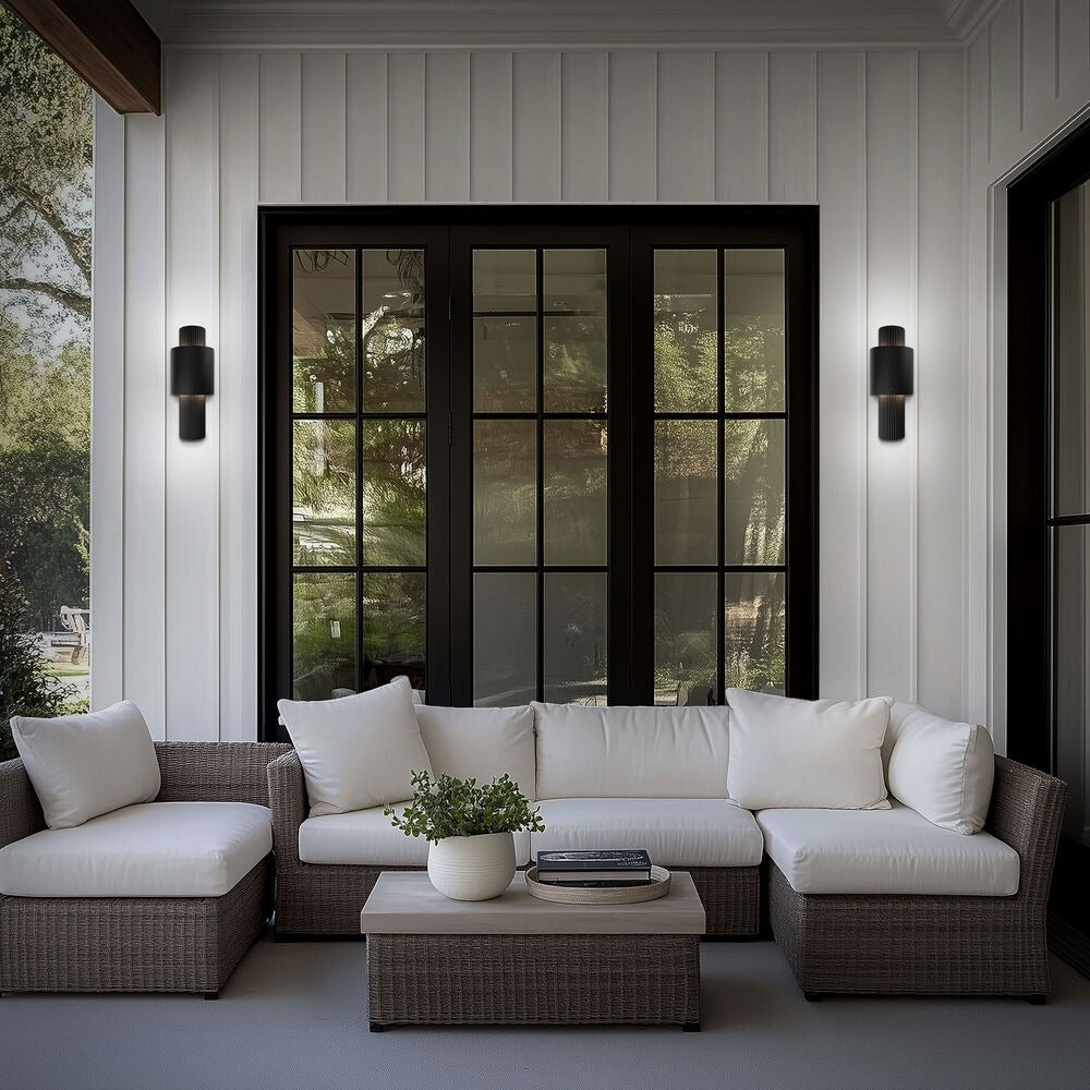 Piston LED Outdoor Wall Light