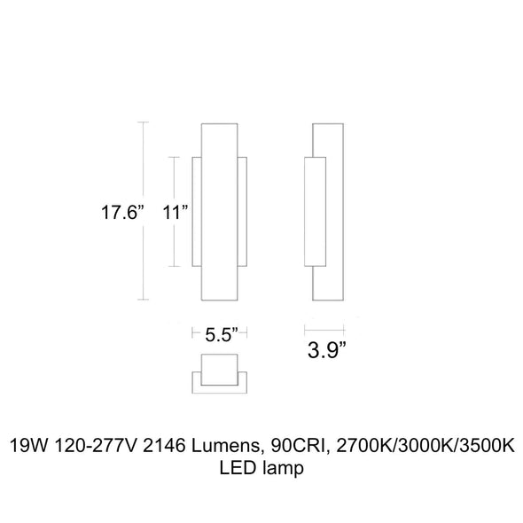 Volga LED Wall Sconce
