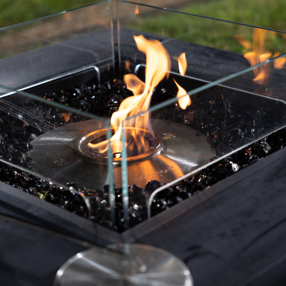 ストーブ EcoSmart Fire Lantern Outdoor EcoSmart Fire Base 40 Fire Table Set - 2Modern