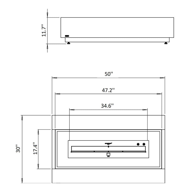 Cosmo Fire Table Set
