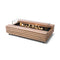 Cosmo Teak Fire Table Set  option Liquid Propane/Natural Gas