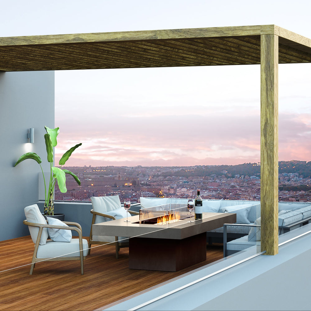 Gin 90 Dining Fire Table Set