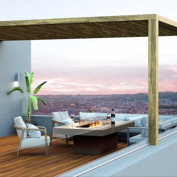 Gin 90 Dining Fire Table Set